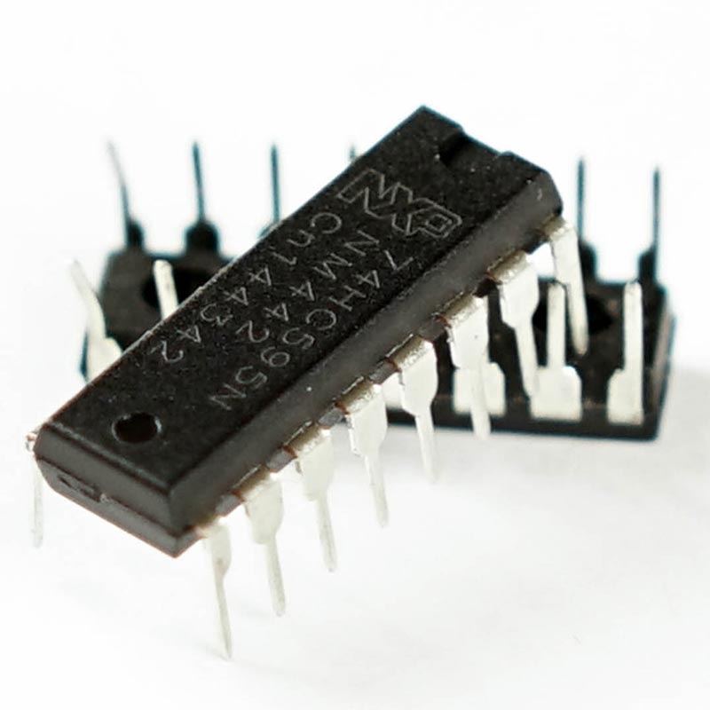 74HC595N сдвиговый регистр (DIP-16)