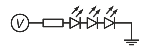 Последовательное соединение светодиодов