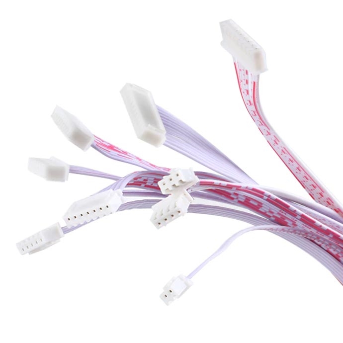 Кабель с наконечниками XH2.54 красно/белый 10/20/30 см