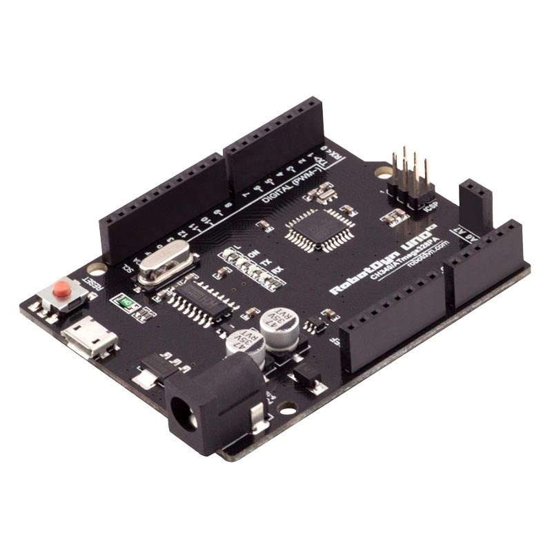 RobotDyn Arduino UNO R3 (клон, Atmega 328P SOIC, на CH340G, MicroUSB)